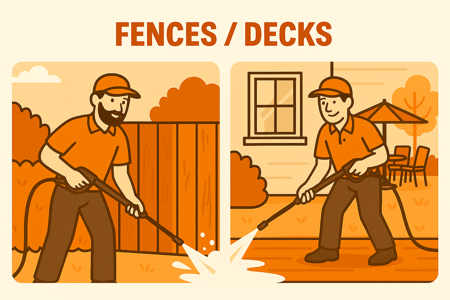 Wood Fence Cleaning